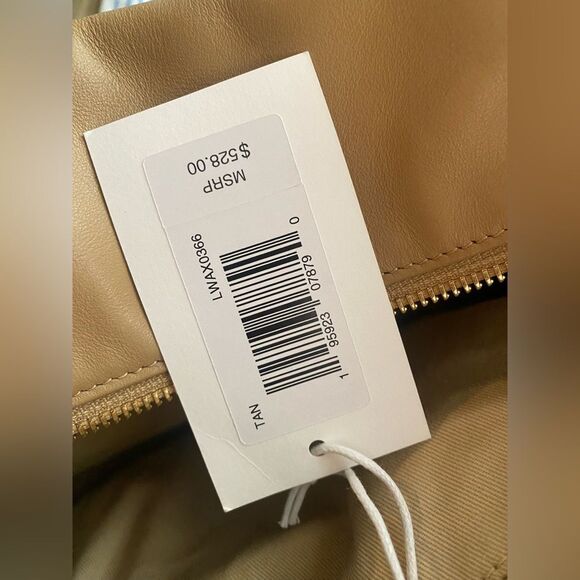 FRAME  Women's Bag Ilona Hamer Tan Leather  Shoulder Bag Made In Ítaly NWT - Picture 16 of 16